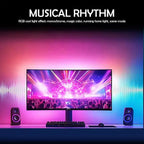 PC Backlight 24 27 32 34 Inch Monitor Screen LED Backlight Music Sync LED Strip Lights Game Room Computer Atmosphere Lights