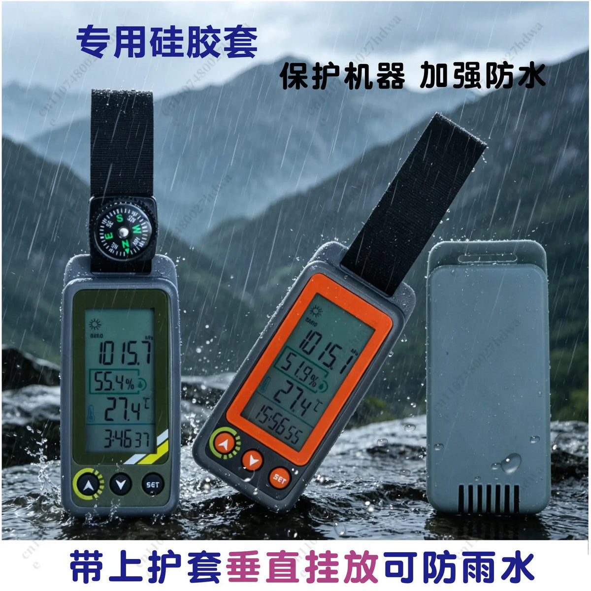 Thermohygrometer Altitude Meter Multifunctional Thermometer Barometric Pressure and Temperature Measurement