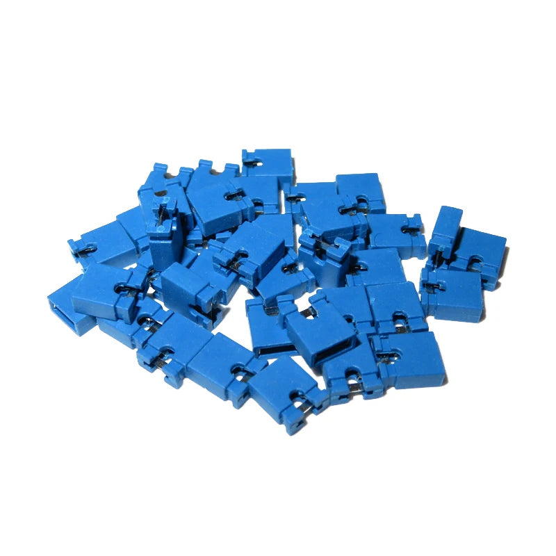 100PCS Pitch 2.4mm Pin Header jumper shorted cap & Headers & Wire Housings Black yellow white green red blue For Arduin new