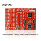 07 Patch Components Welding Practice Board Kit SMD/SMT DIY Soldering Skill Practice PCB Board Electronic Project Kits