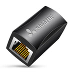 SAMZHE Ethernet Adapter 8P8C RJ45 Lan Cable Extension Connector for Internet Connection Cord Female to Female