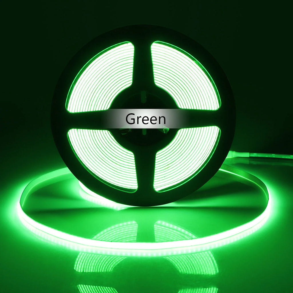 Super Thin 5mm COB LED Strip 1m 2m 3m 4m 5m High Density Flexible Neon LED Tape Ribbon For Home Room Decor TV Backlight Lighting