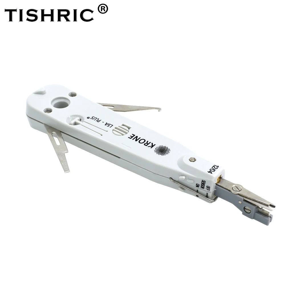TISHRIC  Krone RJ45 Crimper Lsa-plus Network Kit  KD-1 Adjustable Networking Cable Tester For Telecom Phone Wire RJ11 Ethernet