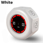 Visual Study Timer for Kids Focus Pomodoro Clock with Gravity Sensor Flip Mute Countdown Tool Homework Exam Time Management Gift