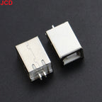 JCD 5pcs USB 2.0 And USB 3.0 Connector Female Socket Male Jack B Type 90°/180° Connector Soldering DIY Printer Interface Repair