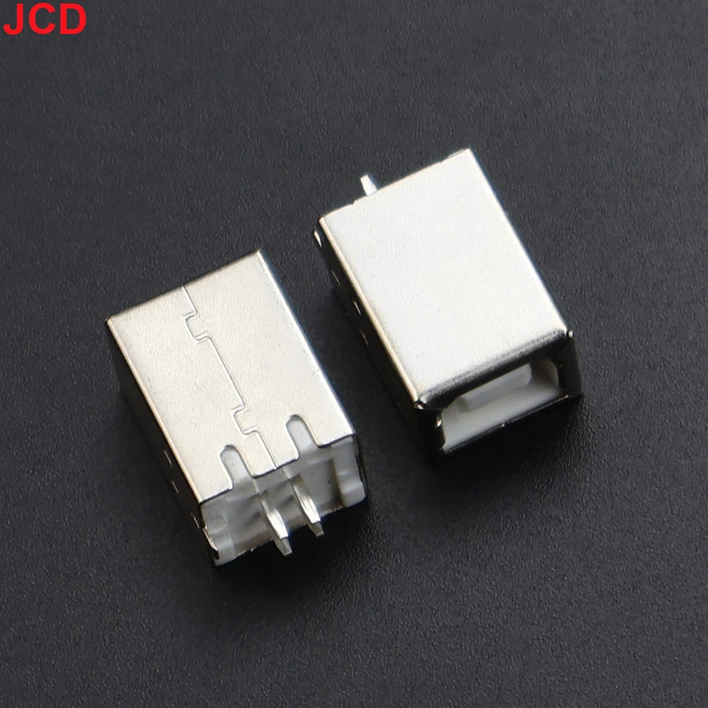 JCD 5pcs USB 2.0 And USB 3.0 Connector Female Socket Male Jack B Type 90°/180° Connector Soldering DIY Printer Interface Repair