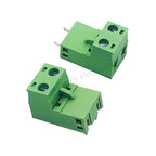 5Sets 7.62MM Terminal Block 2/3/4/5/6/7/8P 2EDG-7.62 Male/Female Straight Curved Needle Socket PCB Wire Connector