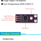 CJMCU-GUVA-S12SD UV Sensor Module High Sensitivity Sunlight Intensity Detector Board Weather Station Smart Home Use