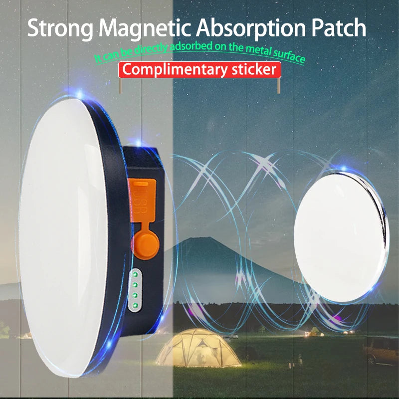 MOSLIGHTING 9900mAh Camping Light Portable Rechargeable Multifunctional LED Flashlight Fishing Emergency Maintenance Tent Lamp