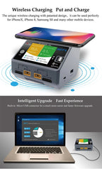 HOTA D6 DC650W 15A Dual Smart Charger Maximum current 1600mA Built-in Micro USB for 1-6S Lipo LiHV/NiZn/Nicd/NiMH Battery