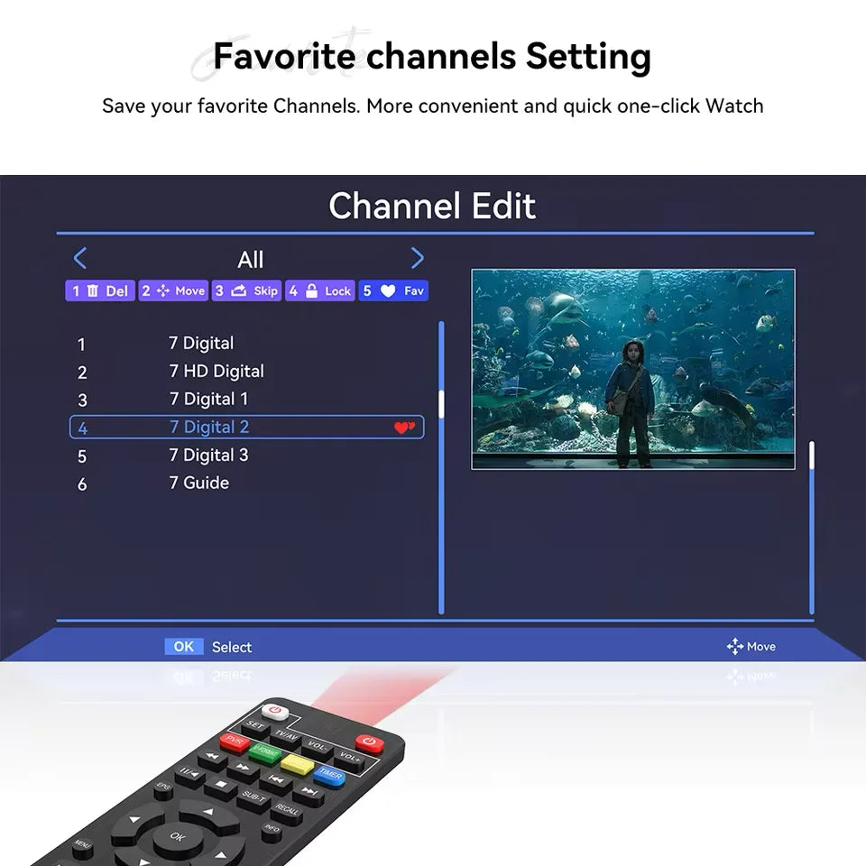 Dluxury U3mini DVB T2 DVB C Digital TV Decoder HD Free TV Channels 7Days EPG TV Tuner for Spain France Itlay Columbia ect