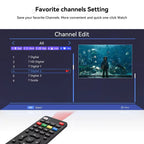 Dluxury U3mini DVB T2 DVB C Digital TV Decoder HD Free TV Channels 7Days EPG TV Tuner for Spain France Itlay Columbia ect