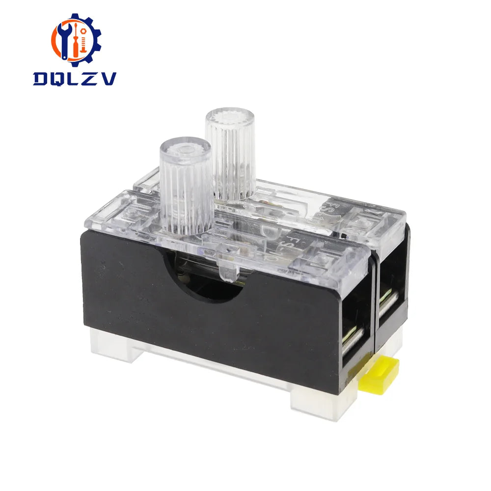1PCS 6X30mm Glass Fuse Holder FS-101 Din Rail Mount Single Pole 6*30 Fuse Casing 0.5A ~ 30A