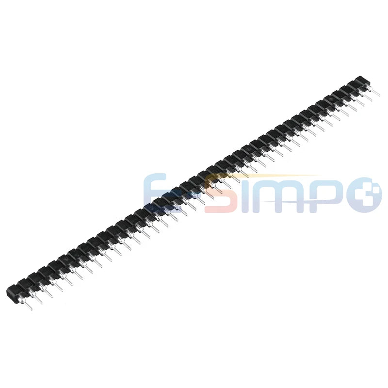 10-100PCS 2.54mm PH3 1*40P Round Hole Female Header Tin Single Row 40P 0.1" Breakable Stackable PCB IC Crystal Socket Connector