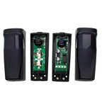 Photocell Automatic Gate Door Safety Sensor Alarm Infrared Beam Sensor Photocell 15m Detect Range 12~24V 3.6V Battery Powered