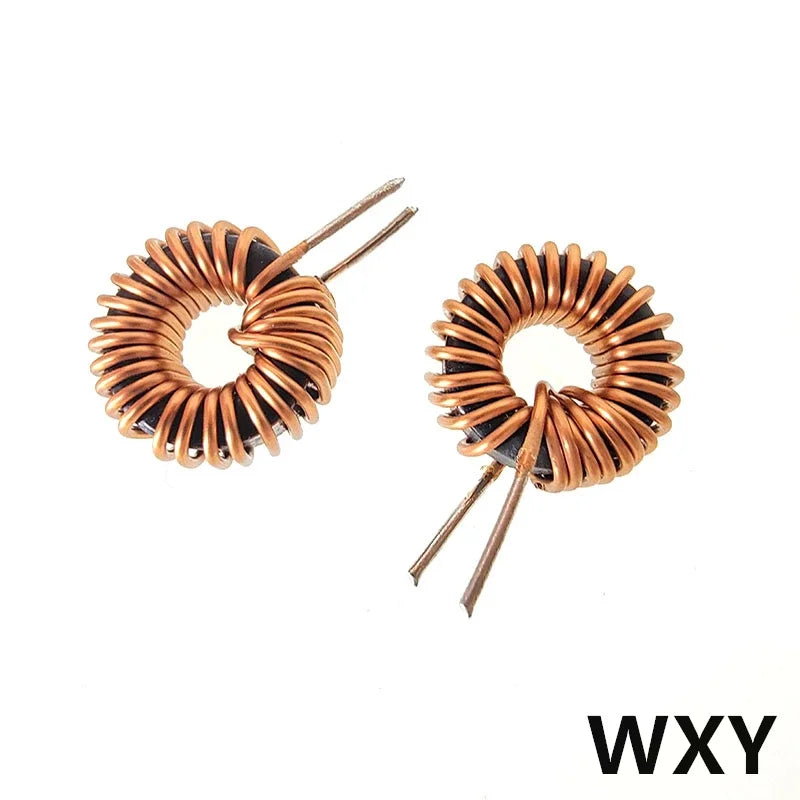 5Pcs 10/22/33/47/56/68/100uh220uH Toroid Core Inductors 65125 Winding Magnetic Inductance Iron Gauge Aluminum Magnetic Ring Coil