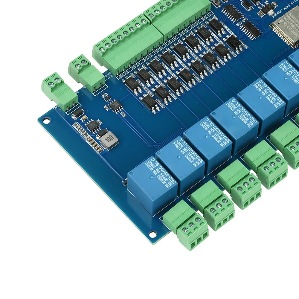 4 Channel Relay Module ESP32 RS485 Modbus WIFI Bluetooth Optocoupler Isolation Type C Interface for Industrial Automation