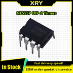XRY 20-50PCS Integrated Circuits NE555 NE555P 555 DIP-8 Timers IC Chip Precision DIP-8