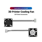 5015 Cooling Fan for Lab A1 A1mini Hotend Fan with Cable Rapid Cooler Fan 2510 Axial Fan Kit for X1 X1C P1P P1S 3D Printer Parts
