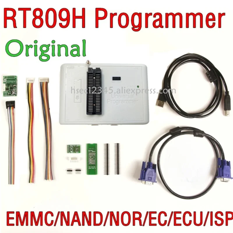 Original RT809H RT809HSE Universal Programmer with ICSP & ISP Features for EMMC NAND NOR FLASH bios - Superior to RT809F CH341A