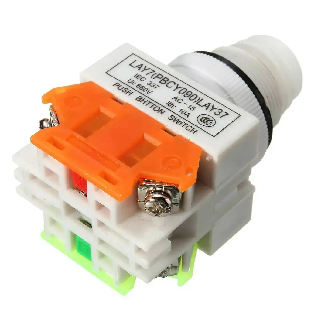 22mm Emergency Stop Push Button Switch 1NO 1NC 10A 660V Waterproof Box Explosion-proof Anti-corrosi Manual Control