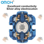 OMCH 1PCS Silver Contact LW26-20/32/63 Universal Switch 3 Position 1-0-2 1/2/3/4 Poles 440V 4/8/12/16Terminals Rotary Cam Switch