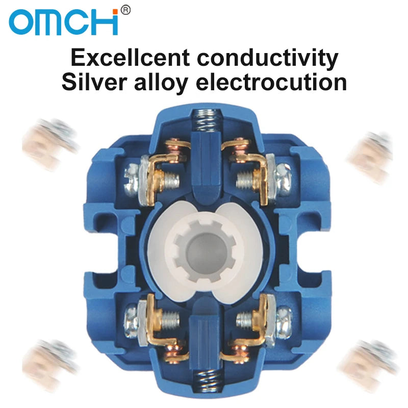 OMCH 1PCS Silver Contact LW26-20/32/63 Universal Switch 3 Position 1-0-2 1/2/3/4 Poles 440V 4/8/12/16Terminals Rotary Cam Switch