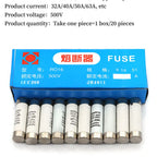 Javino 5/20/60Pcs 14*51mm(RO16)  Fast blow Ceramic Fuse 500V RO16-32A 40A 50A 63A RT18 RT14 Base
