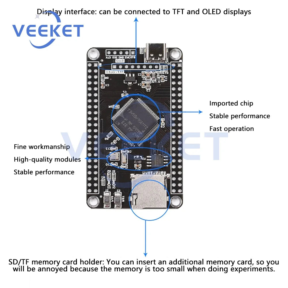 STM32F407VET6 PM32F407VGT6 STM32F407VGT6 Core Board Learning Development Board System Board Microcontroller Learn Board STM32