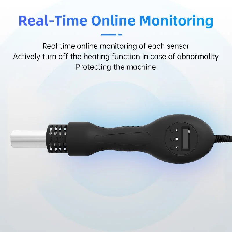 ALIENTEK H550 Hot Air Gun Adjustable Handheld Heat Gun 550W Electric Digital Temperature Heating Fast Soldering Station Tool