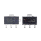 50PCS HT7330-A 7333 7336 7350-A 7530-1 7533-1 7536 7550 SOT-89 3V 3.3V 3.6V 5V 250mA 30V SMD LDO Regulator IC Transistors