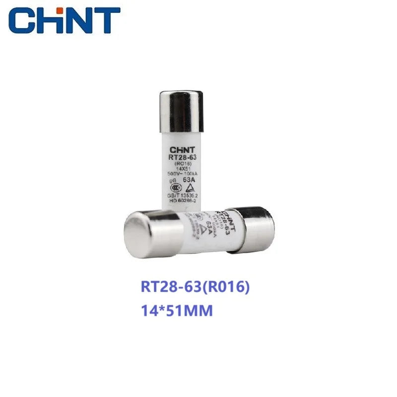 CHINT RT28-32 (RO15) 10X38 RT28-63 (RO16) 14X51 500V 2A 10A 16A 20A 25A 32A 40A 50A 63A Ceramic Fuse Link Fuse Fusible Core Kit