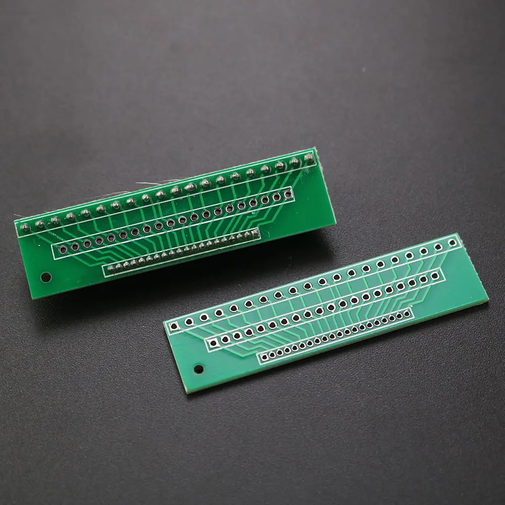 YUXI 1PCS 1.27mm 2.0mm 2.54mm Pitch Transfer Plate Converter Single Double Row Pin PCB PCI Adapter Board