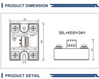 10A 25A 40A 60A 80A Dc Control Ac Dual Control Dual / Single Output Control Single Phase Solid State Relay
