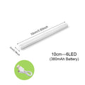 Motion Sensor Light Night Light USB Rechargeable Lamp Cabinet Wardrobe Lamp Staircase Backlight For Kitchen 3colors in one Lamp