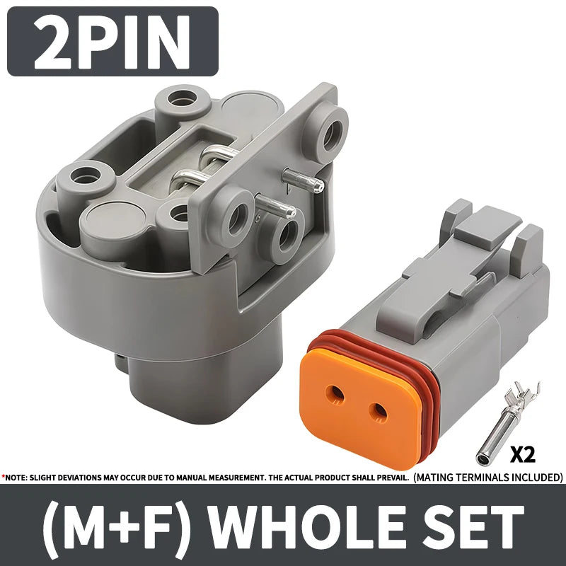 DT13 Series  Waterproof  Automotive PCB Right-Angle Header Connector 2/3/4/6/8/12Pin Male/Female Kit for Car Truck Bus Marine