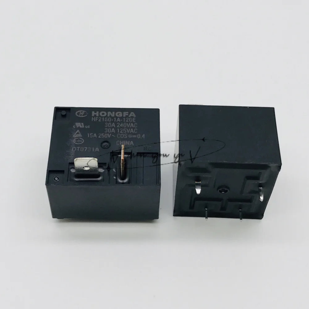 5PCS/LOT 100% New For HongFa Relay HF HF2160-1A-12DE -24DE 12VDC 24VDC 4PIN Air Conditioning Relay DC12 DC24 30A