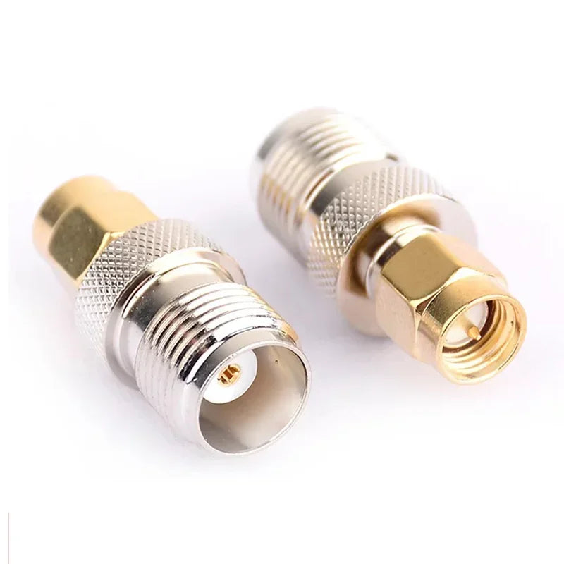 5/20Pcs RF Coaxial Coax Adapter, SMA Male To F Female, F-Type Female Jack to SMA Male Plug, Gold Plated Straight Connector