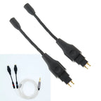 2PCS Gold Plated Interface MMCX Adapter Cable Lossless Sound Cable for HD650 HD660 S HD6XX HD600 HD580 HD535 HD545 HD565 HD265
