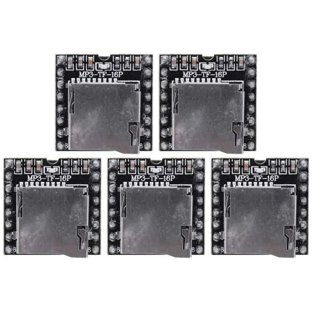 Dfplayer TF Card U Disk Mini MP3 DF Player Audio Voice Module IO/Serial Port/AD MP3-TF-16P For Arduino