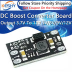 5-50PCS Mini DC Boost Converter Board Output 3.7V To 5V/8V/9V/12V DC Step Up PCB Board Li-Battery Boost Voltage Boost Module