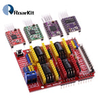 New CNC Shield V3 V4 Engraving Machine / 3D Printer / + A4988/DRV8825 Driver Expansion Board for Arduino DIY Kit