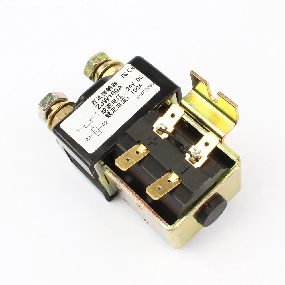 1PC DC Contactor ZJW50A 100A 200A 400A CZW50A ZJW100A SW180 Power Relay 1NO 12V24V36V48V60V72V for Electric Car Forklift Trucks