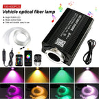 Car Starry Sky Light Auto Home Fiber Optic Lights Atmosphere Lamp Music Control Ceiling Lights RGB 12W 8 Colors Car Styling DIY