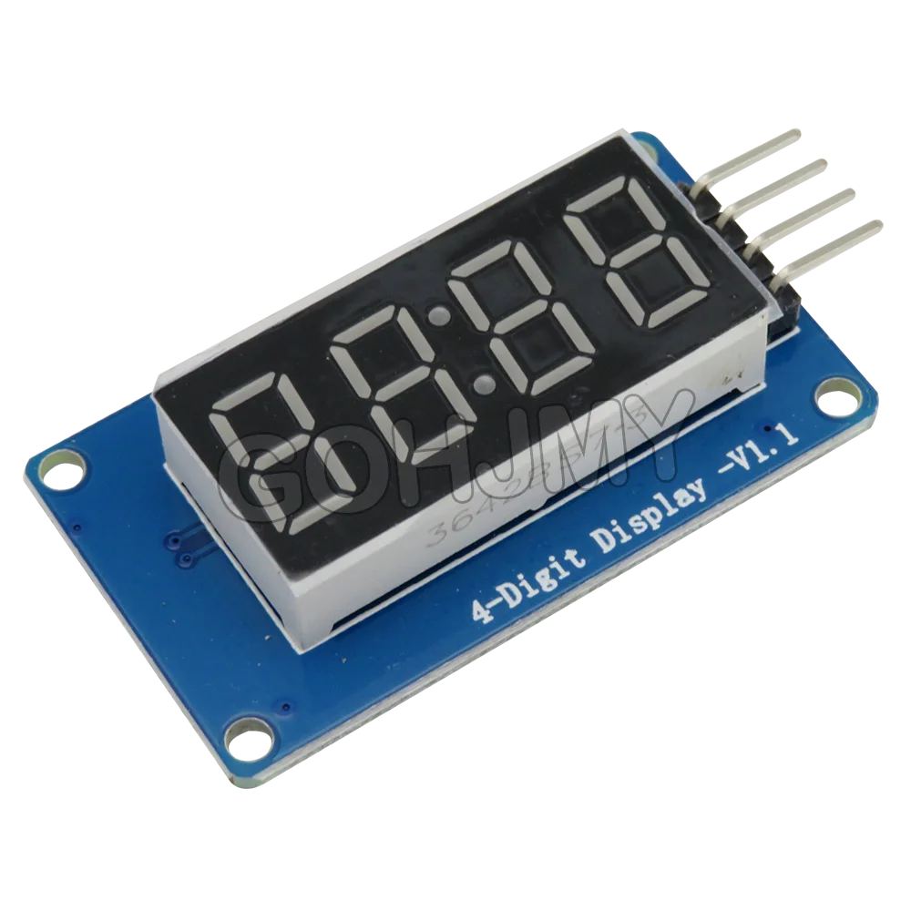 TM1637 MAX7219 4 Bits / 8 bit Digital LED Display Module 7 Segment 0.36Inch Clock RED Anode Tube Four Serial Driver