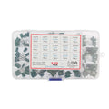 150/180/620PCS Polyester Capacitor Kit 100V 0.33NF-470NF 1nF 1.5nF 2.2nF 100nF 2A102J 2A333J 2A222J 2A392J 2A332J 2A822J