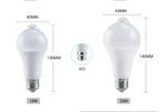 E27 B22 Motion Sensor LED Light Bulb PIR Motion Activated Dusk to Dawn Indoor Outdoor LED Light Bulb For Garage Front Door Porch
