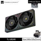 Thermalright TL-UB36/24 Integrated row fan,120x25mm,One-line connection to the motherboard，high-performance chassis cooling fan