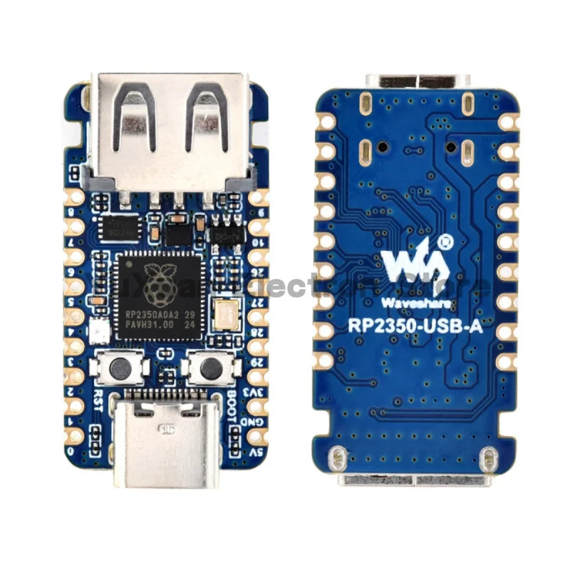 Raspberry Pi Pico 2 RP2350A Development Board Waveshare RP2350 USB A/C/Zero Type-A Type-C Interface