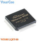 2pcs/1pc W5500 USR-ES1 SPI to LAN Ethernet Converter Board Module TCP IP 51 STM32 Microcontroller WIZ820io RC5 W5100 For Arduino